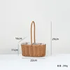 flower basket-vertical oval