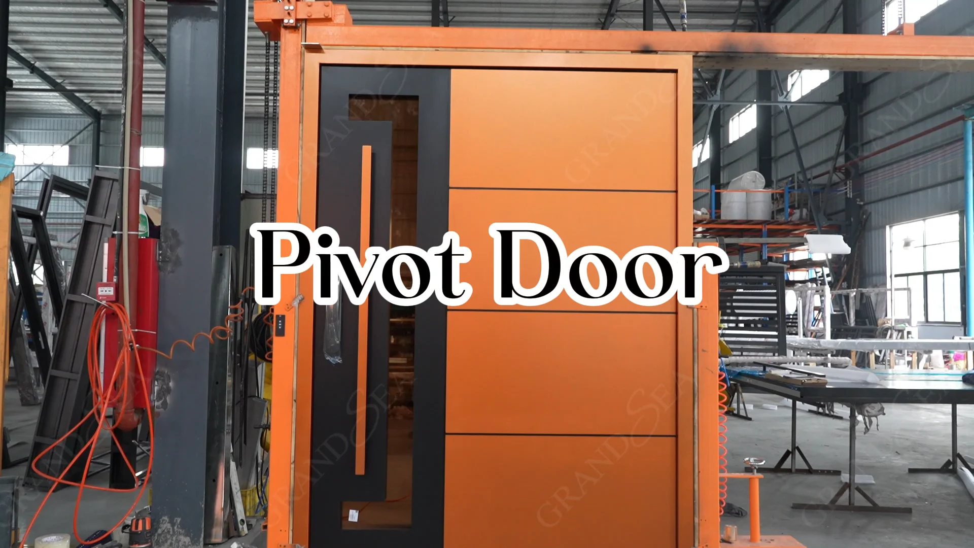 Modern Villa Internal Aluminum Alloy Security Casement Pivot Door ...