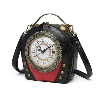 2022 luxury Latest Personality Designer handbags Ladies PU Leather Clock Crossbody Bags with logo