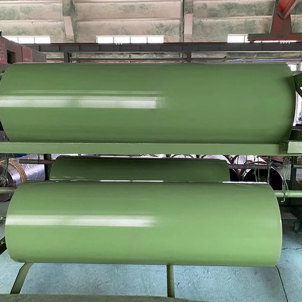 Hongrui Green Spray ptfe Roller بكرة رش طلاء غير لاصقة تستخدم في مصانع الطباعة والصباغة