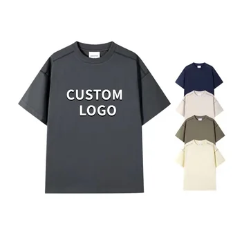 Summer t-shirts High Quality 100% Cotton Casual Custom Logo Desgin for Men's t-shirt Camisetas de Tamanho Grande