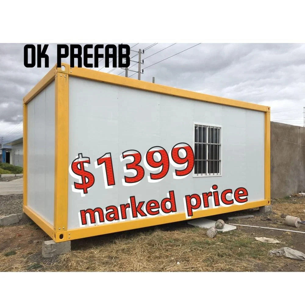 OK Prefab Folding Container Van and Portable Cabins Prefab Labor Camp for Sale