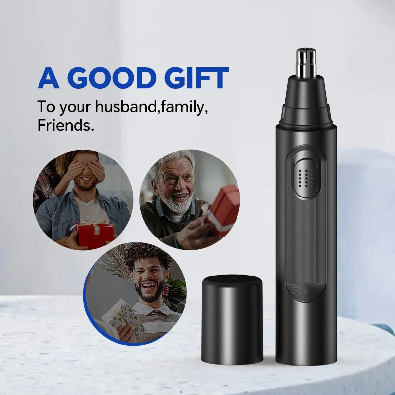 Durable Rechargeable Portable Four-in-One Nose Hair Trimmer Set Electric Push Shear for Home Salon RV Use Made Quality Plastic details