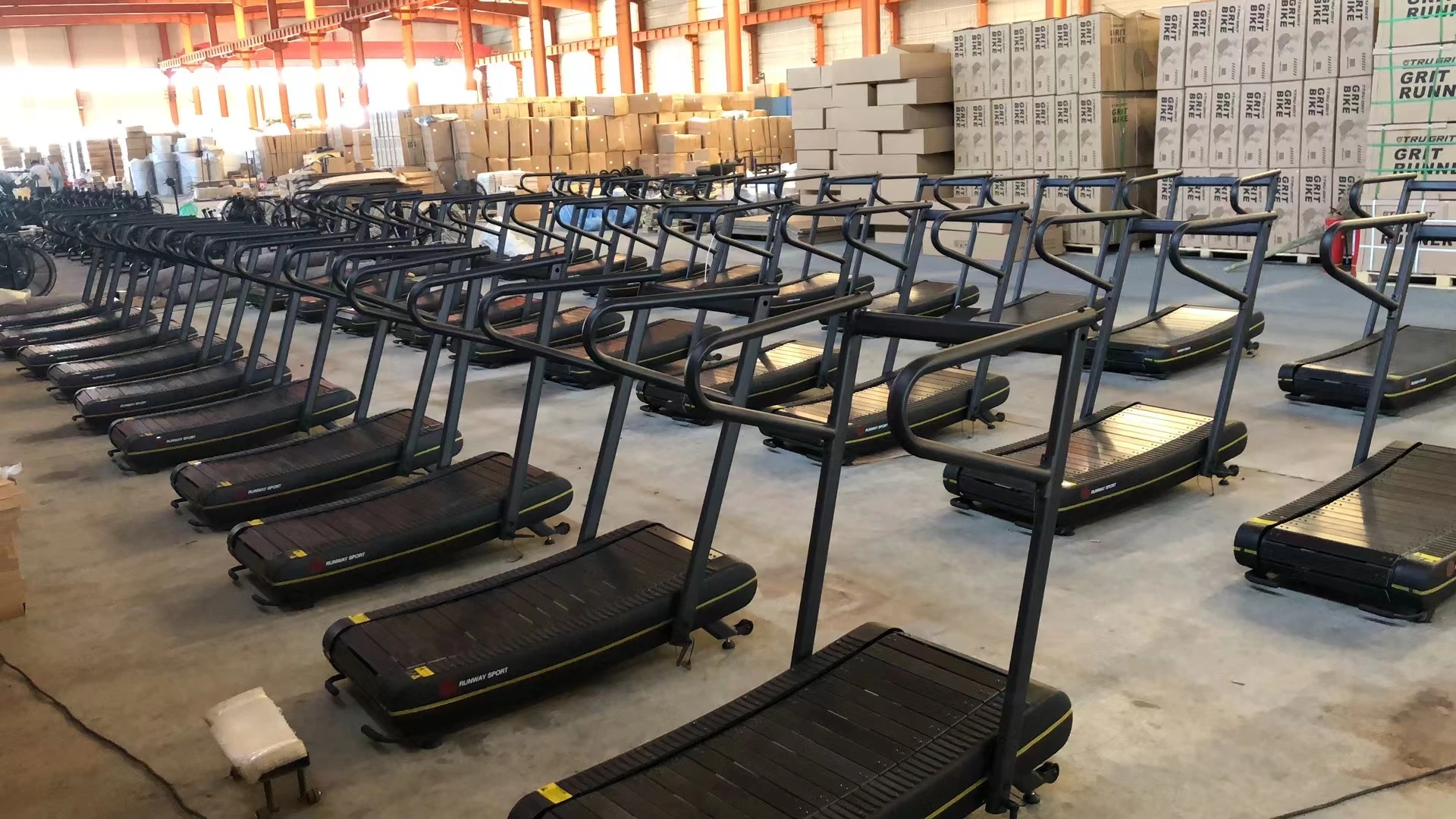 Curved Treadmill Manual Non Motorized Commercial Professional