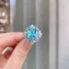 Topaz Blue ring