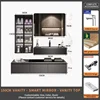 150Rock Slab Ceramic Basin+Smart Mirror Cabinet