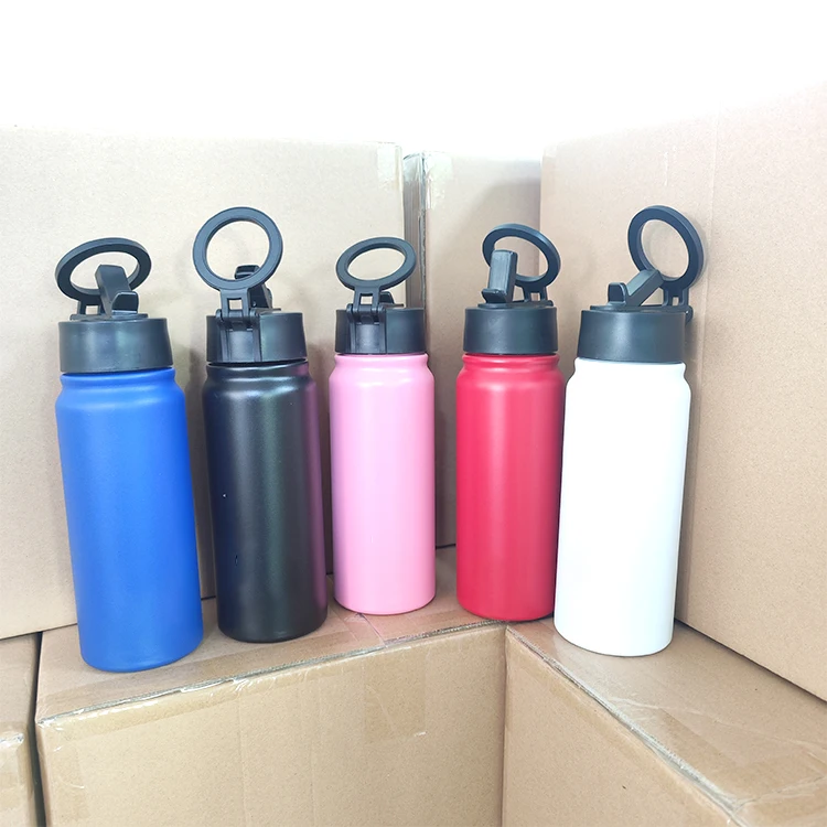 Borraccia Termica 720 Ml In Acciaio Inox Bianca Con Supporto Magnetico Per Telefono – Ideale Per Viaggi, GPS E Videochiamate - 2