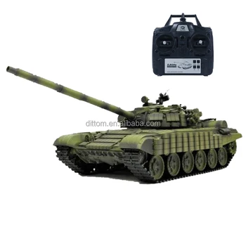 2.4G 1:16th Metal Russian T-72 RC Main Battle Tank HL 3939-1