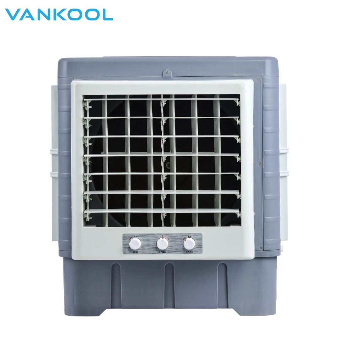 Remote Wall Mounted Air Coolers Axial Fan Evaporative Cooler Screen Of