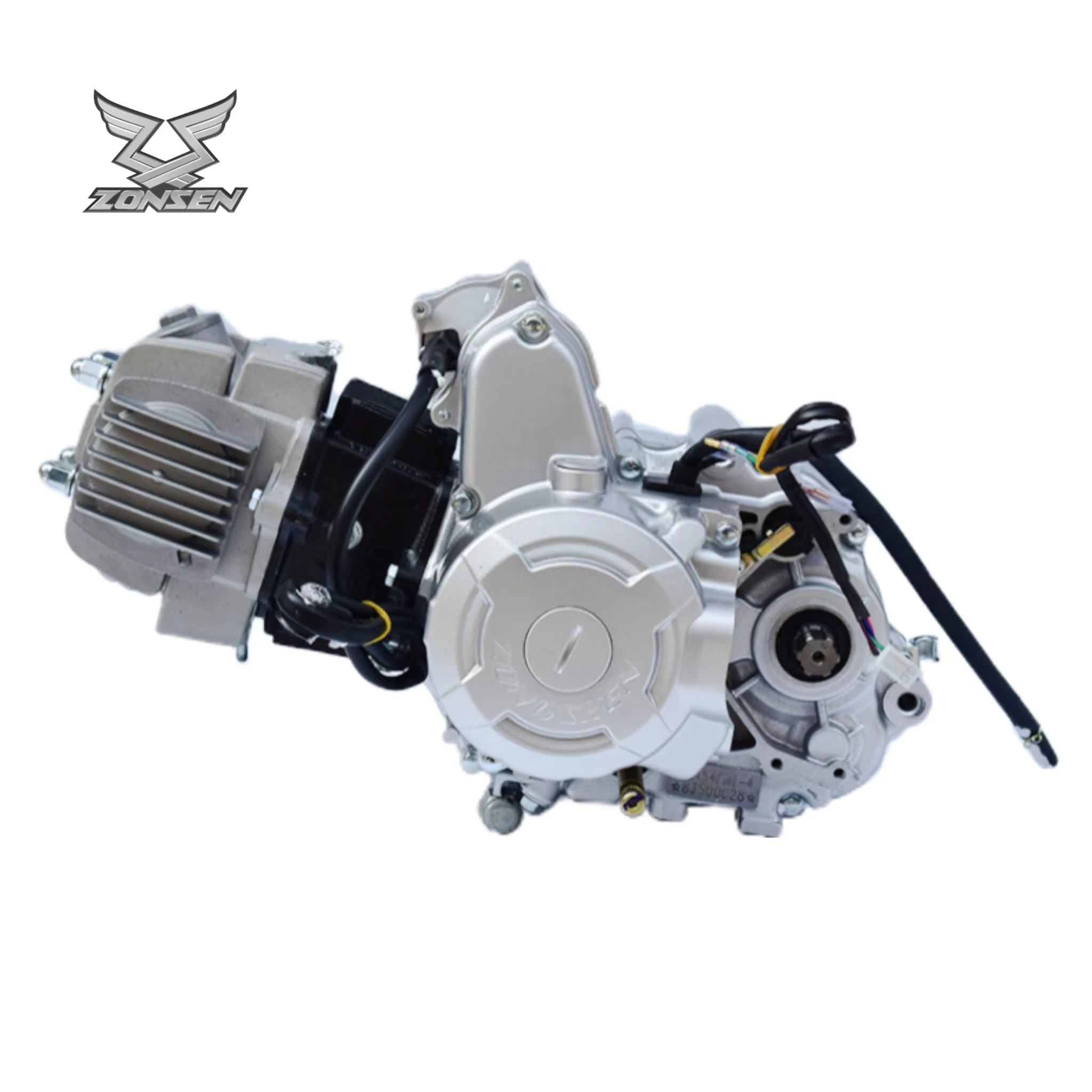 OEM Factory Store Motorcycle Horizontal Engine Zongshen 125cc, Zongshen 125cc Engine for CUB Curved Beam Tricycle