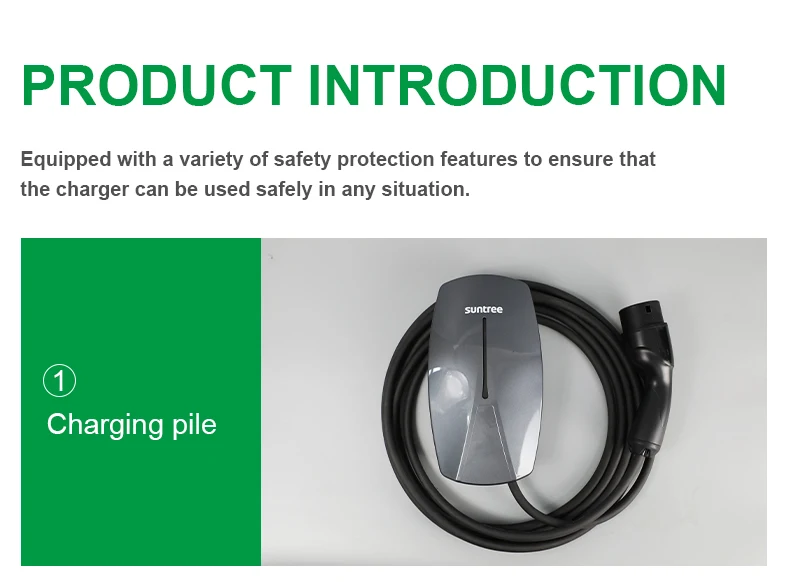 Factory Price Electric Home Car Charger 11kw 22kw Ev Wallbox 32a Wifi