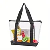 D013-Double-sided 60-Silk Transparent Beach Bag