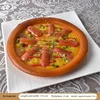 A single-slice sausage pizza