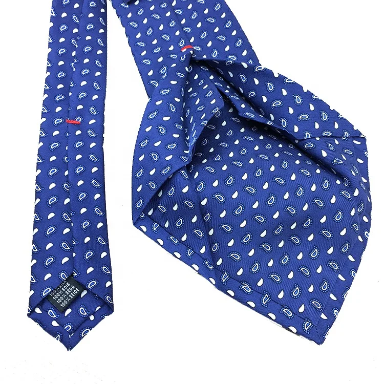 Italian Custom Made Silk Ties With High Quality Seven Fold Tie