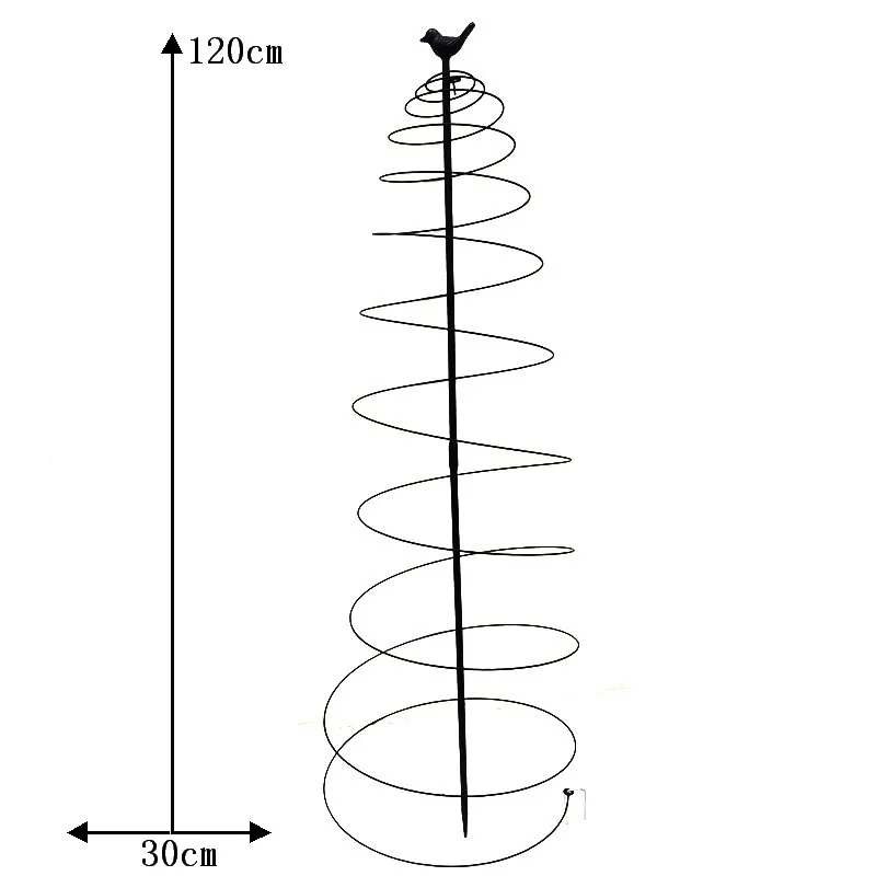 plant support powder coated easily assembled Metal  black 1