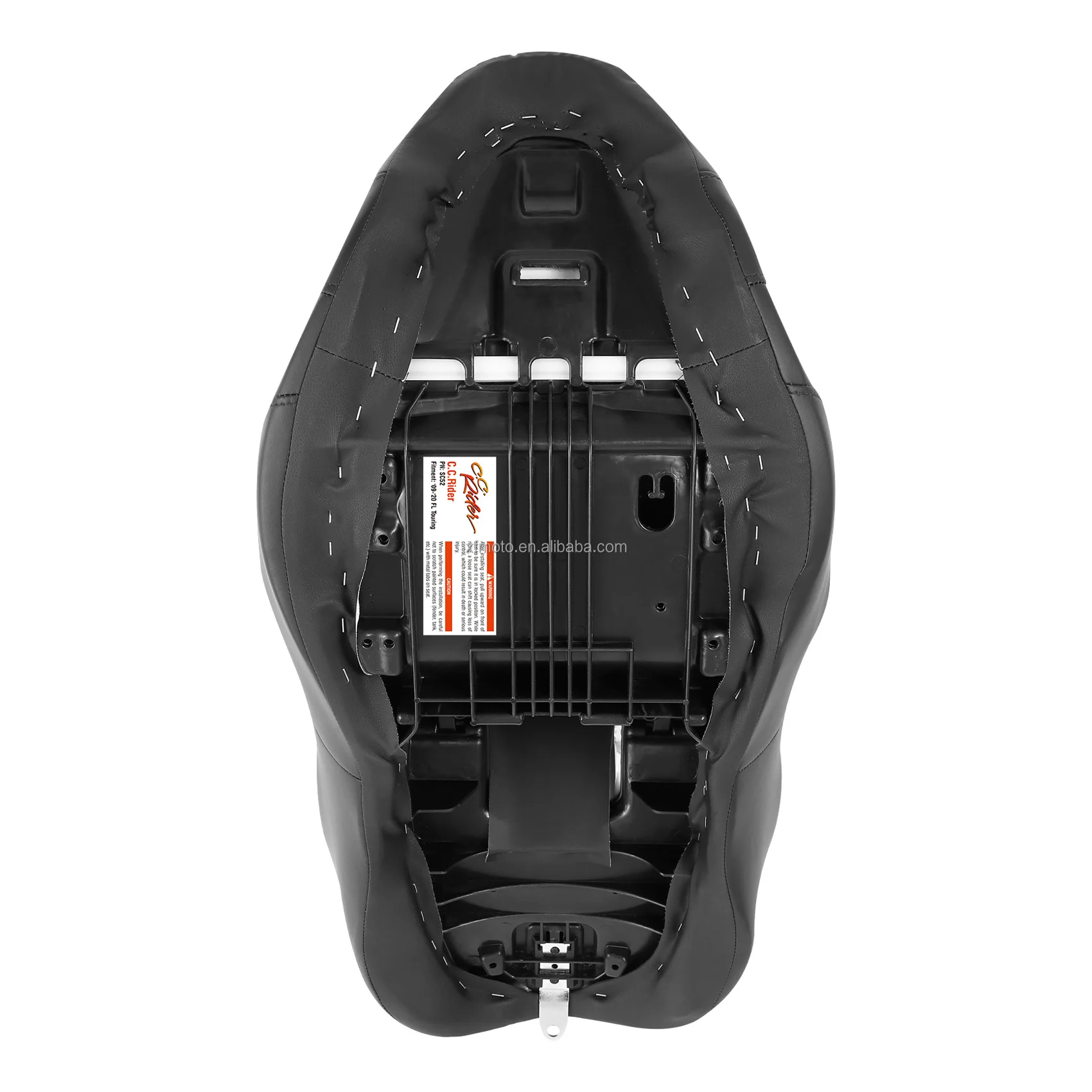 SC52-23-GBK Gel Seat by C.C. RIDER for Harley 2009-2023