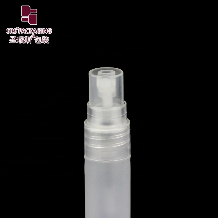 Natural Color PP Translucent Empty Plastic Perfume Spray Bottle Mini