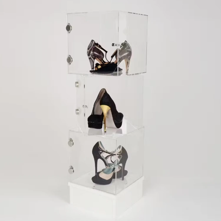 Stacking Designed Clear Acrylic Lockable Display Cubes| Alibaba.com