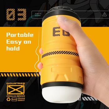Zemalia Male Masturbator Cup - Detachable Vibrator for Men, Easy-to-Clean  Masturbation Cup & Prostate Toy for Enhanced Pleasure