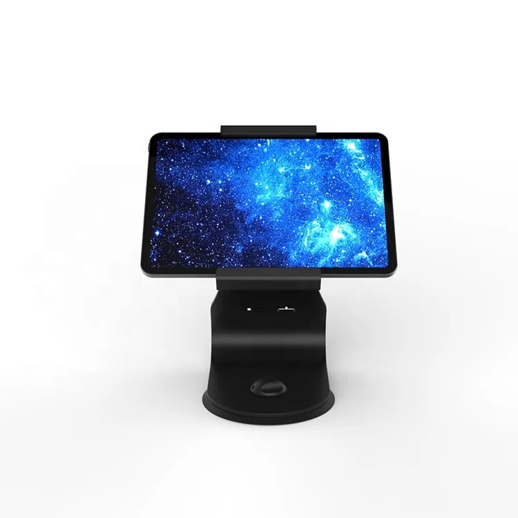 Universal Adjustable Black Tablet Enclosure Stand Metal Tablet Stand for iPad Tablet PC
