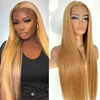 honey blonde straight hair
