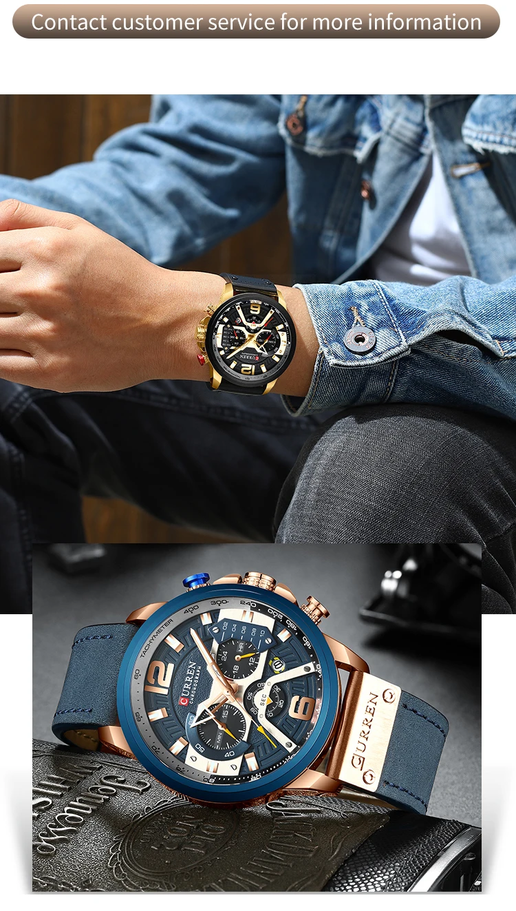 Curren 8329 Best Quality Luxury Waterproof Man Quartz Watches ...