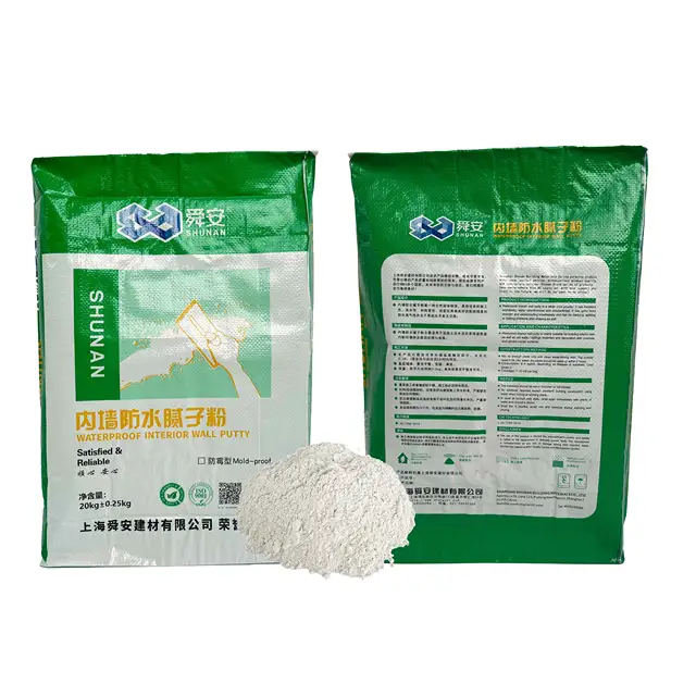 20 Kgs Joint Compound Gypsum Putty Powder Skimming Powder For Drywall Interior