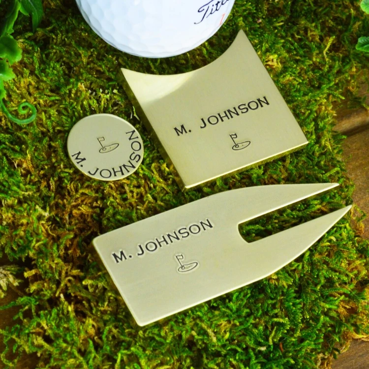 Custom Metal Golf Ball Accessories Marker Divot Repair Tool Tee Buy