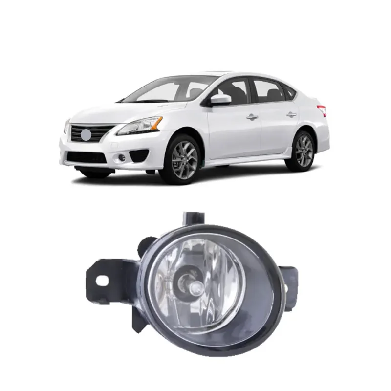 Car Lamp Assembly Fog Lamps  Fog Lights For 2013-2015 Nissan Sentra Halogen Fog Lights Left & Right Side