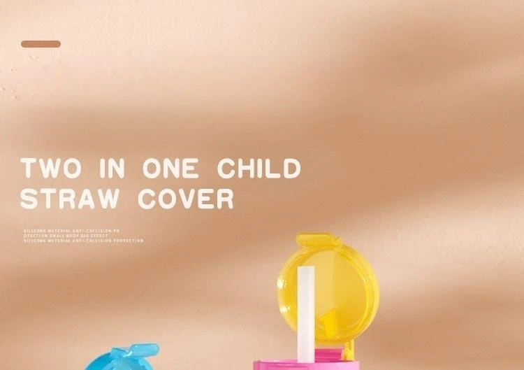 Mineral Water Bottle Cap Converter Head With Straw Cap Baby Child Outing Leakproof Fitting Baby