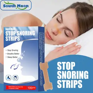 50pcs Stop Snoring Patch Transparent Nasal Strips Better Breath Anti Snoring Nasal Strip Relief Stuffy Ventilation Nose Patches