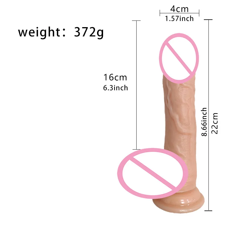 Realistic Silicone Manual Vibrator for Women Soft Flesh Artificial Penis Sex Dildos Sex Masturbator Product