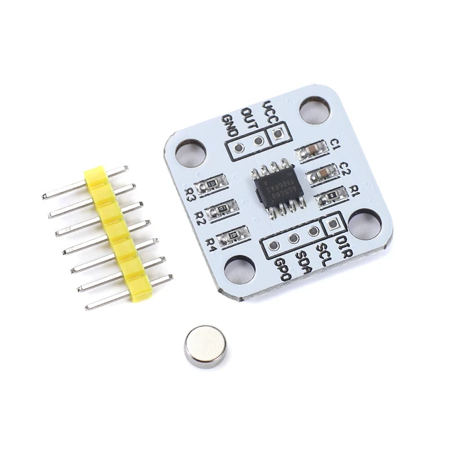 AS5600 magnetic encoder magnetic induction angle measurement sensor module 12bit high precision For aduino