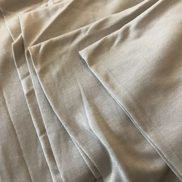 100% трикотажная ткань из шелка тутового шелкопряда для однотонной круглой