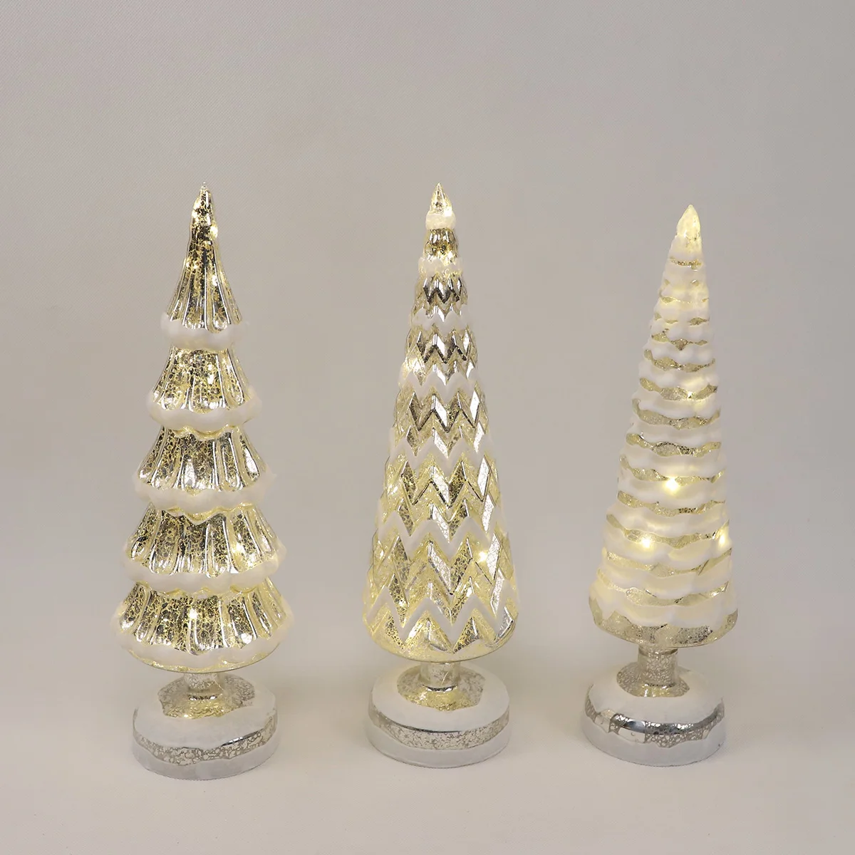 luxury glass blown christmas ornaments led lights for christmas tree on sale