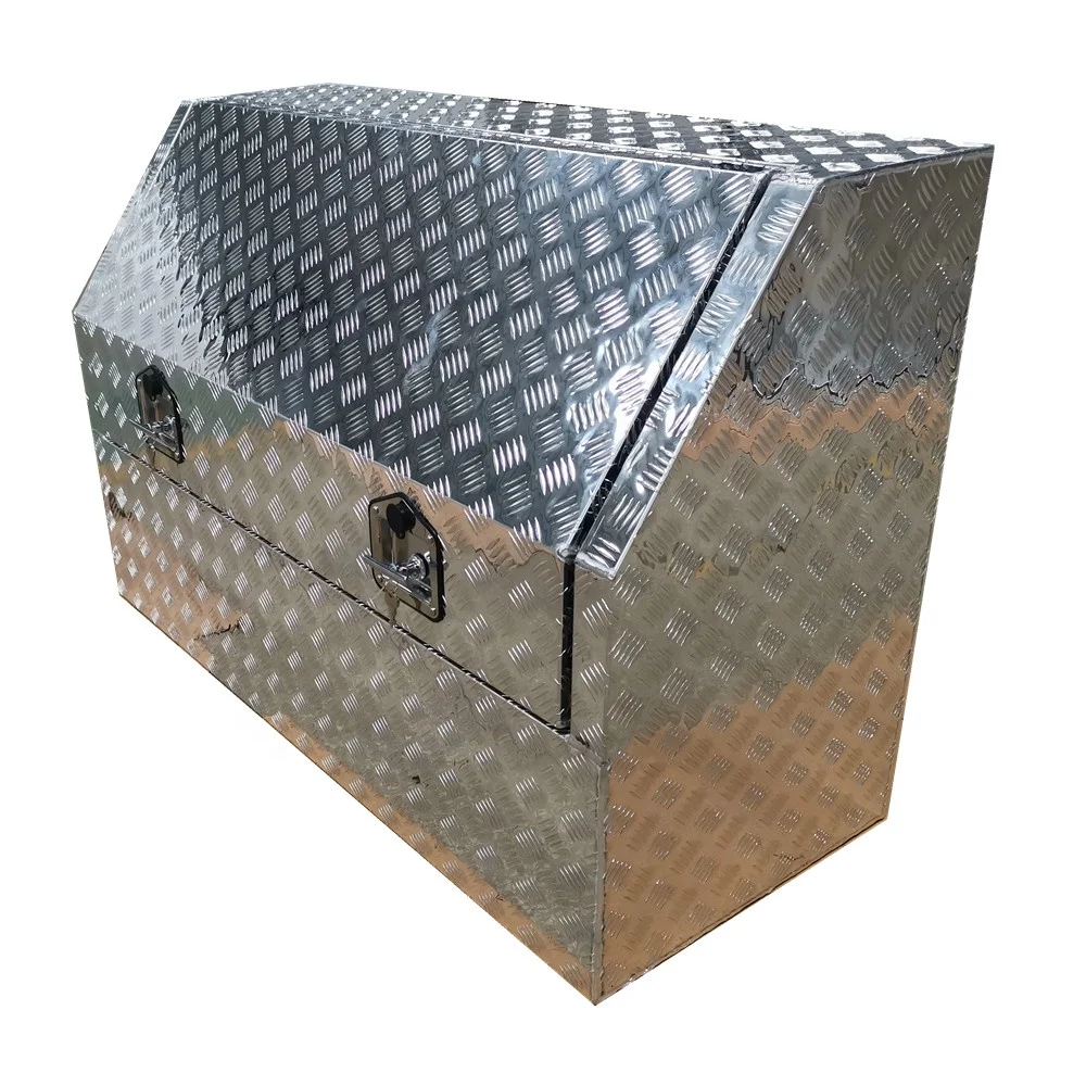 Aluminium Checker Plate Side Opening Tool Box for Trucks
