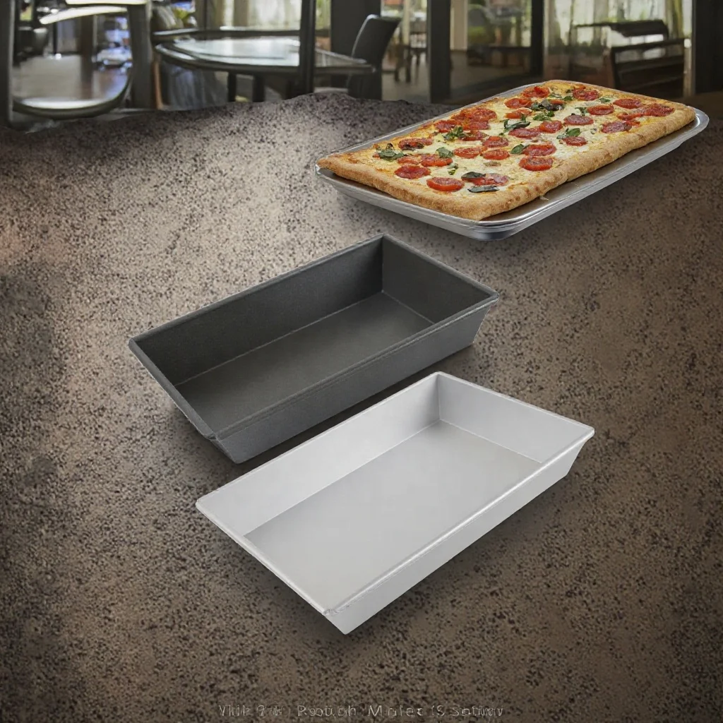 14X10 Inch Detroit Pizza Pan Rectangle Detroit Pizza Baking Pan