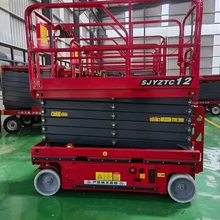 Fully automatic lifting vehicle scissor type mobile high-altitude vehicle