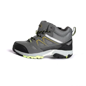 Factory Outlet Mid Top Safety Shoes Anti Smash Puncture-proof Security Shoes Hard-wearing Lace-up Work Footwear Can OEM/ODM