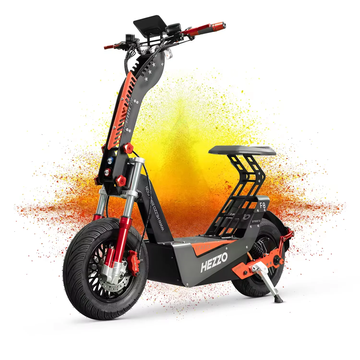 Hezzo F8 - 8000W High Power Kickscooter with Smart Features