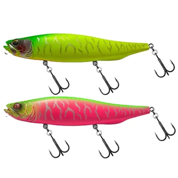 CHEERY Artificial Hard Bait Lure Stainless Steel Wire Floating Pencil 22cm 130g 16 Colors Fishing Golden Eye Bass Peacock – Pencil – view 3