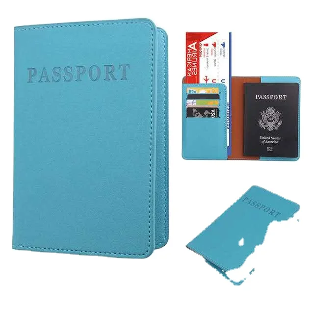 Персонализированная Обложка для паспорта из искусственной кожи с технологией rfid, Экологичная Обложка для паспорта, матовая индивидуальная простая сублимационная Обложка для карт