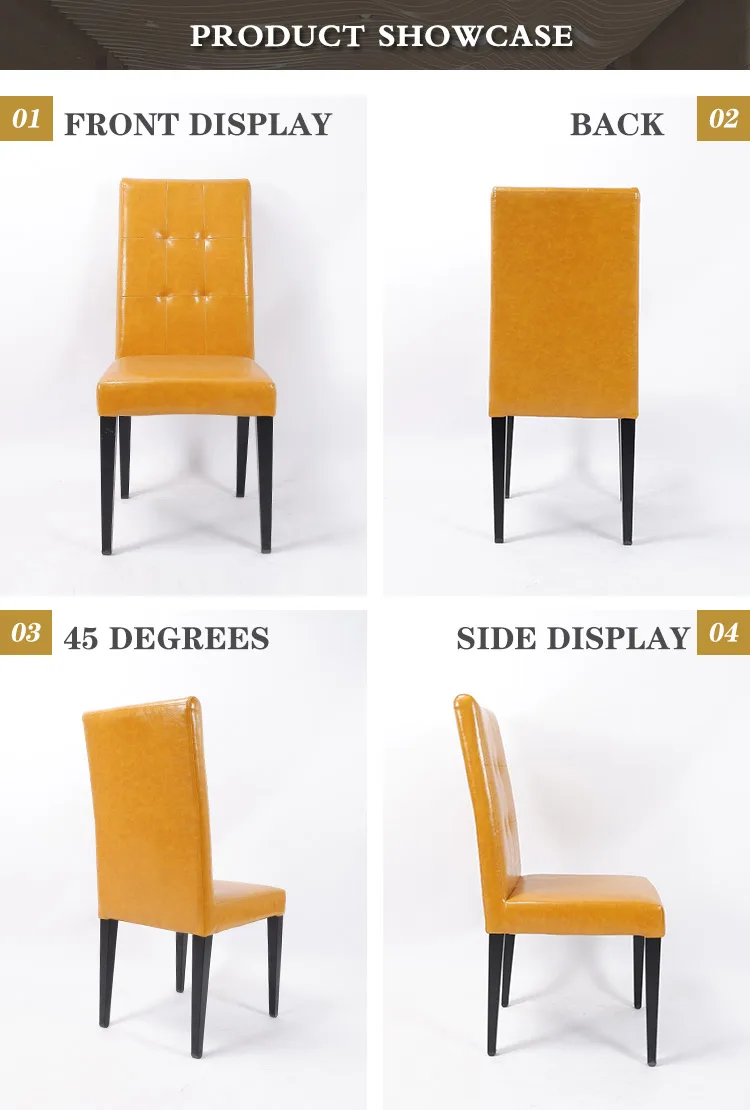 upholstered leather dining chair kitchen chair