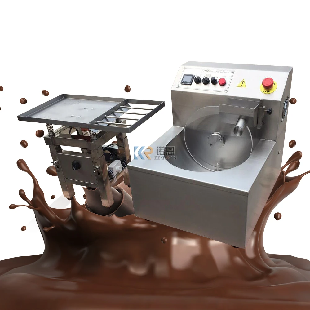 Tabletop Vibration Table Chocolate Tempering Machine 8kg/batch Small