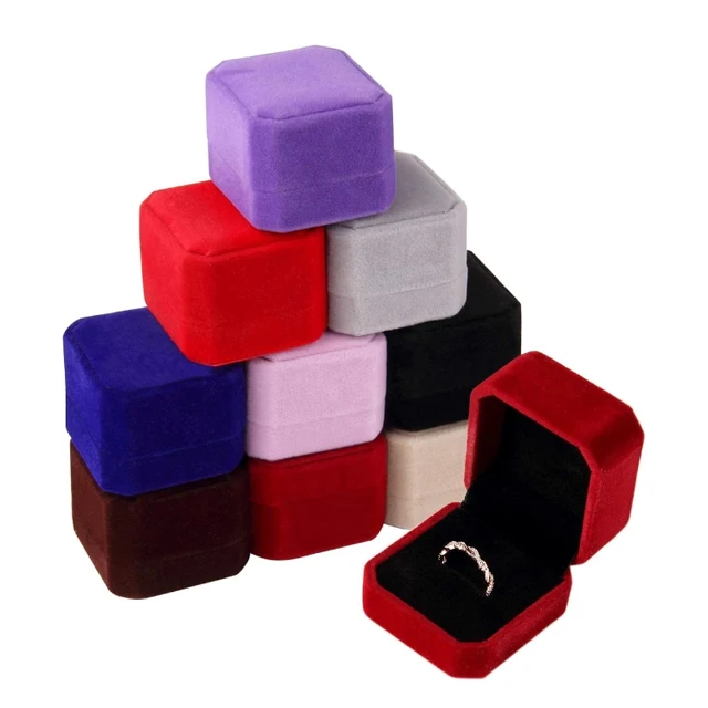 Personalized Unique Square Luxury Bracelet Jewelry Accessories Velvet Packing Packaging Boxes With Custom Logo