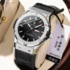 952 Silver Case Black Belt Leather Version