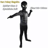 Set J-Black-Spider Man Symbiote Tuta+Maschera