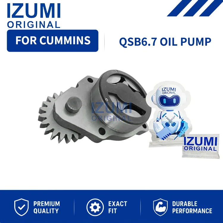 IZUMI ORIGINAL QSB6.7 4939588 4939587 Oil Pump diesel engine parts for Cummins