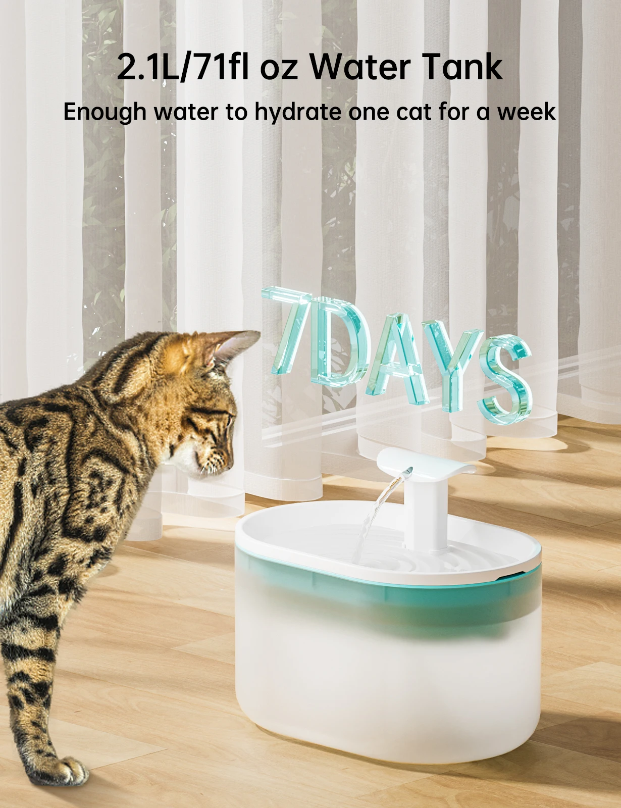 Feeders Whisker City Water Fountain Whisker City Feline Water