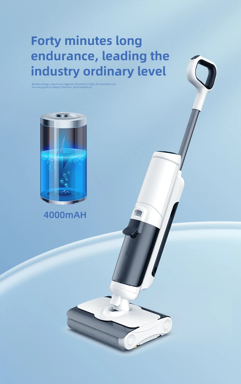 Household floor washing machine Handheld wireless intelligent automatic sweep mop mop OEM custom mopping machine